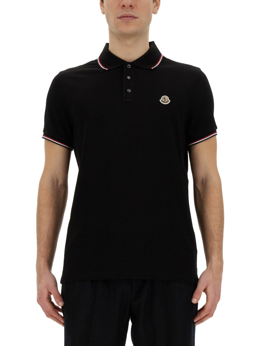 Moncler Polo - Nero | Wanan Luxury