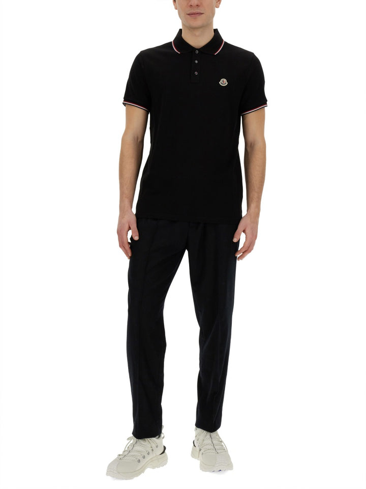 Moncler Polo - Nero | Wanan Luxury