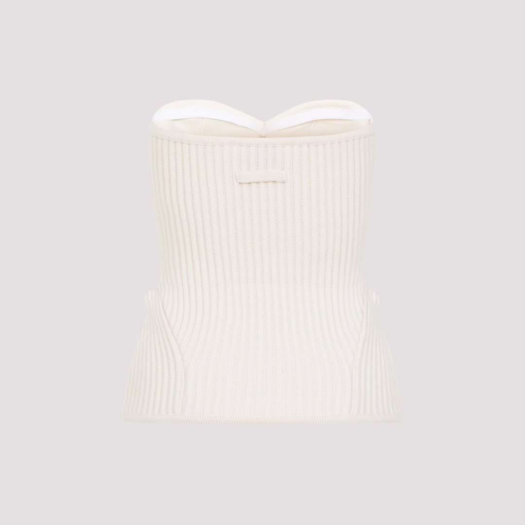 Jean Paul Gaultier Top - Bianco | 5a67d7114fff1bef226e8a9b176b91053d53618e