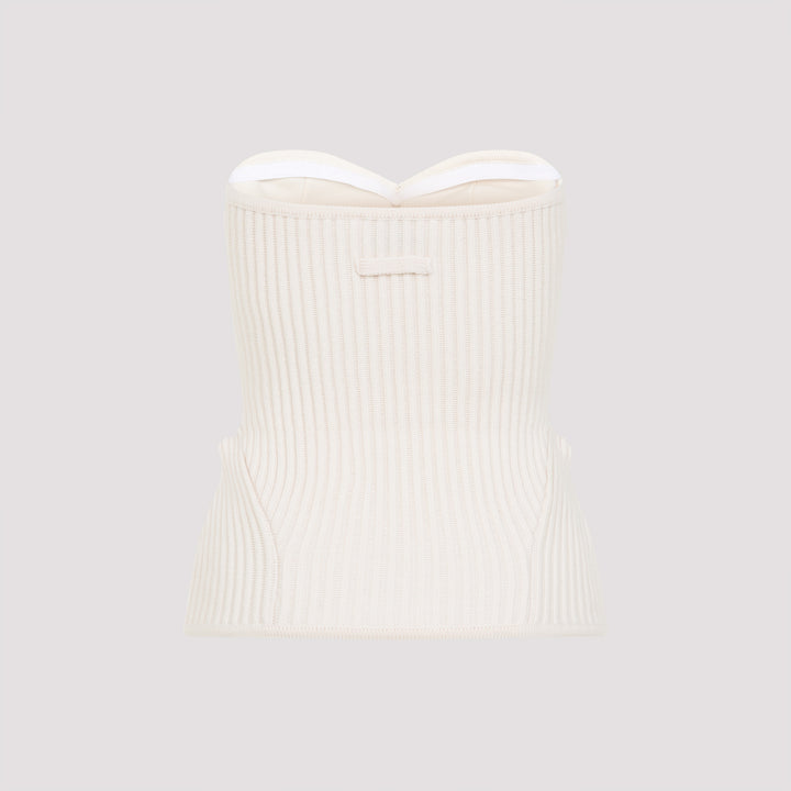 Jean Paul Gaultier Top - Bianco | 5a67d7114fff1bef226e8a9b176b91053d53618e