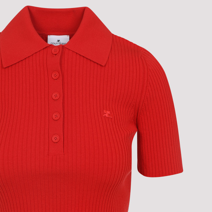 Courreges Polo - Rosso | 7fdfd77502859c54e60ac1a191379c8b469e4a88