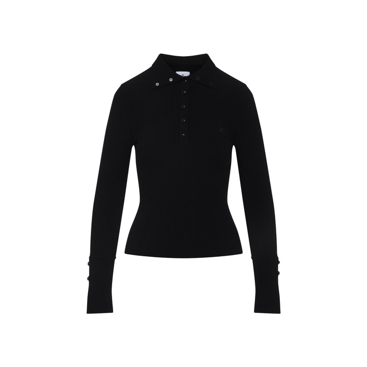 Courreges Polo - Nero | 246a876f7068279e86cd56ab53d57a2700049af6