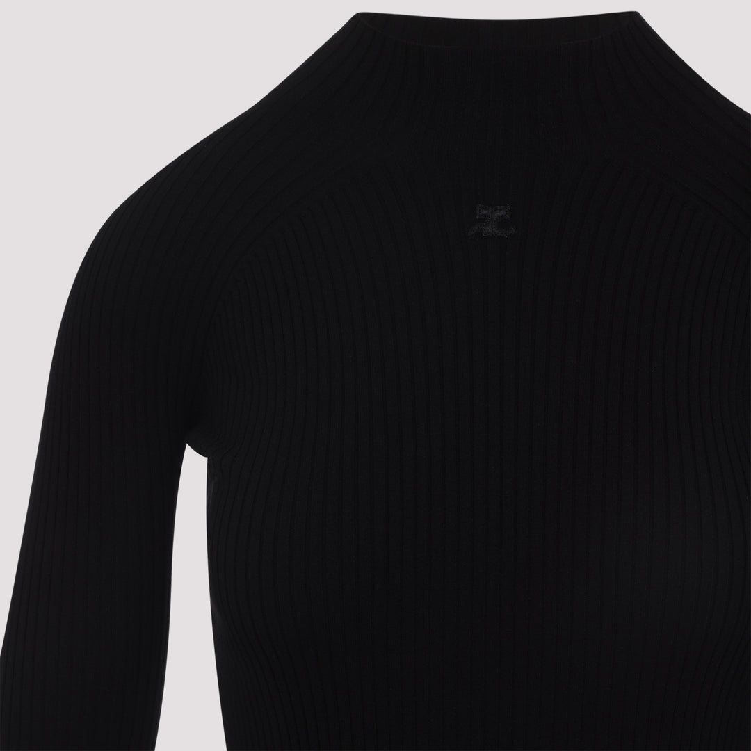 Courreges Day evening - Nero | 2a444f70b0e5c211b037616b9e2ff3313d3cb545