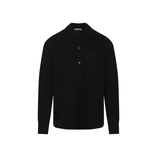 Black Monaco Cashmere Shirt