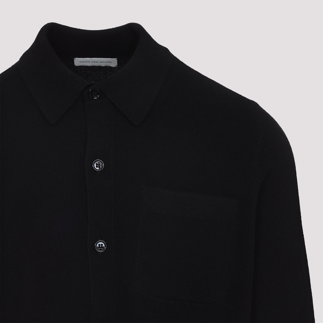 Dries Van Noten Shirts - Nero | 9b1d87d18de9736101e26aadf61ac11c4fbc65b1