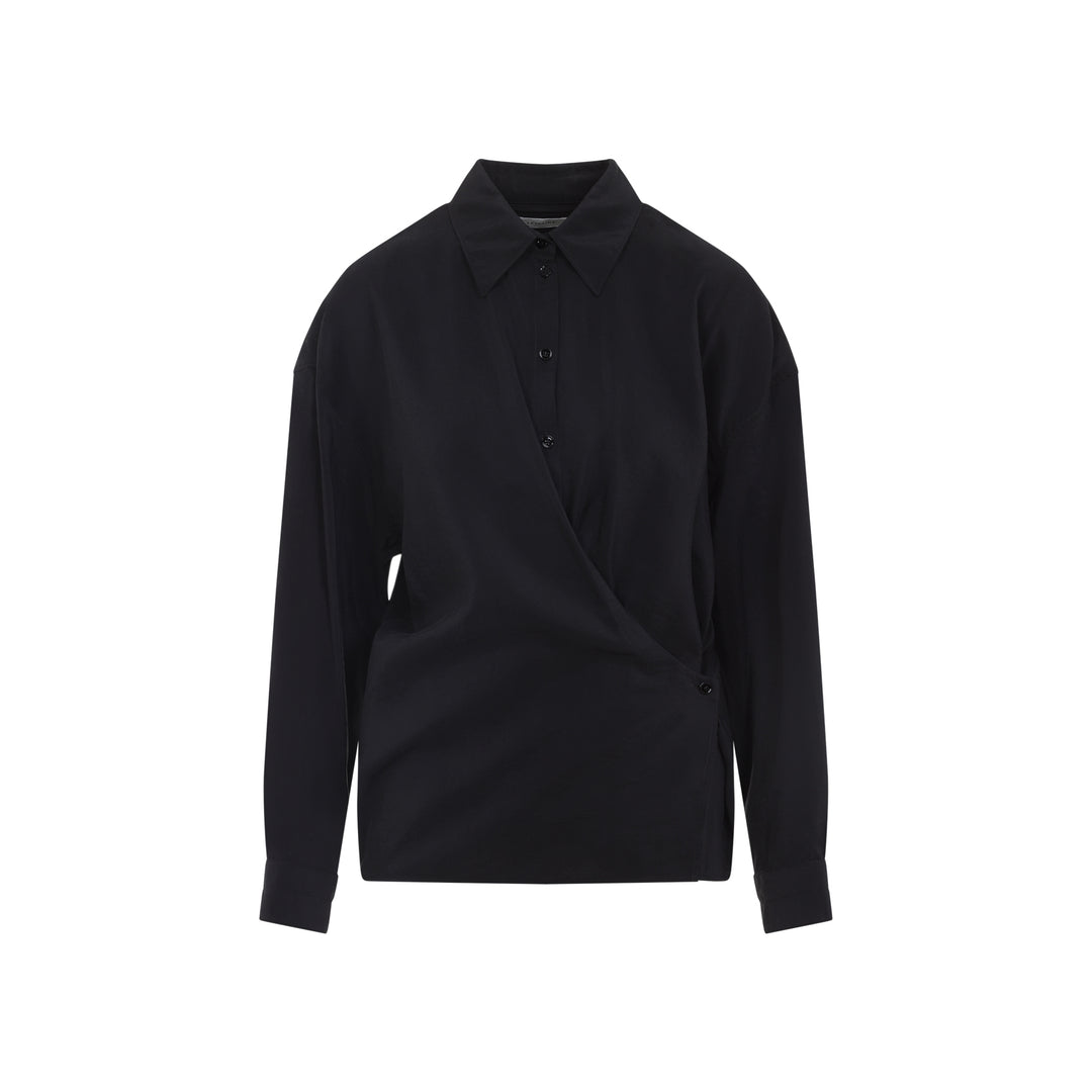 Lemaire Shirts - Nero | 4a08182aa7fee75e1f60370ac33d6341c845e4ac