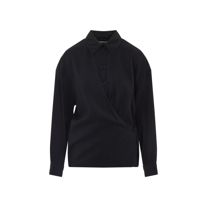 Lemaire Shirts - Nero | 4a08182aa7fee75e1f60370ac33d6341c845e4ac