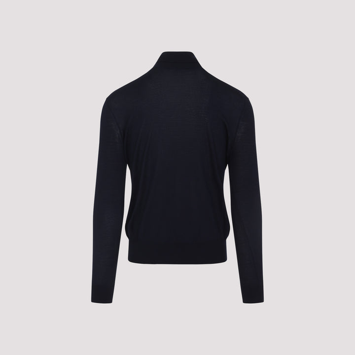 Saint Laurent Turtle neck - Blu | d8bb35f37c9f5eb58d396929ff5e07203ba340df