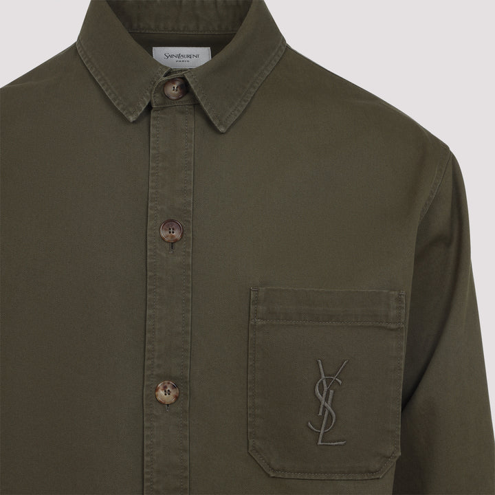 Saint Laurent Shirts - Verde | d0090115b6df3f1e31f3ae523a80ad44cfdfdfc9