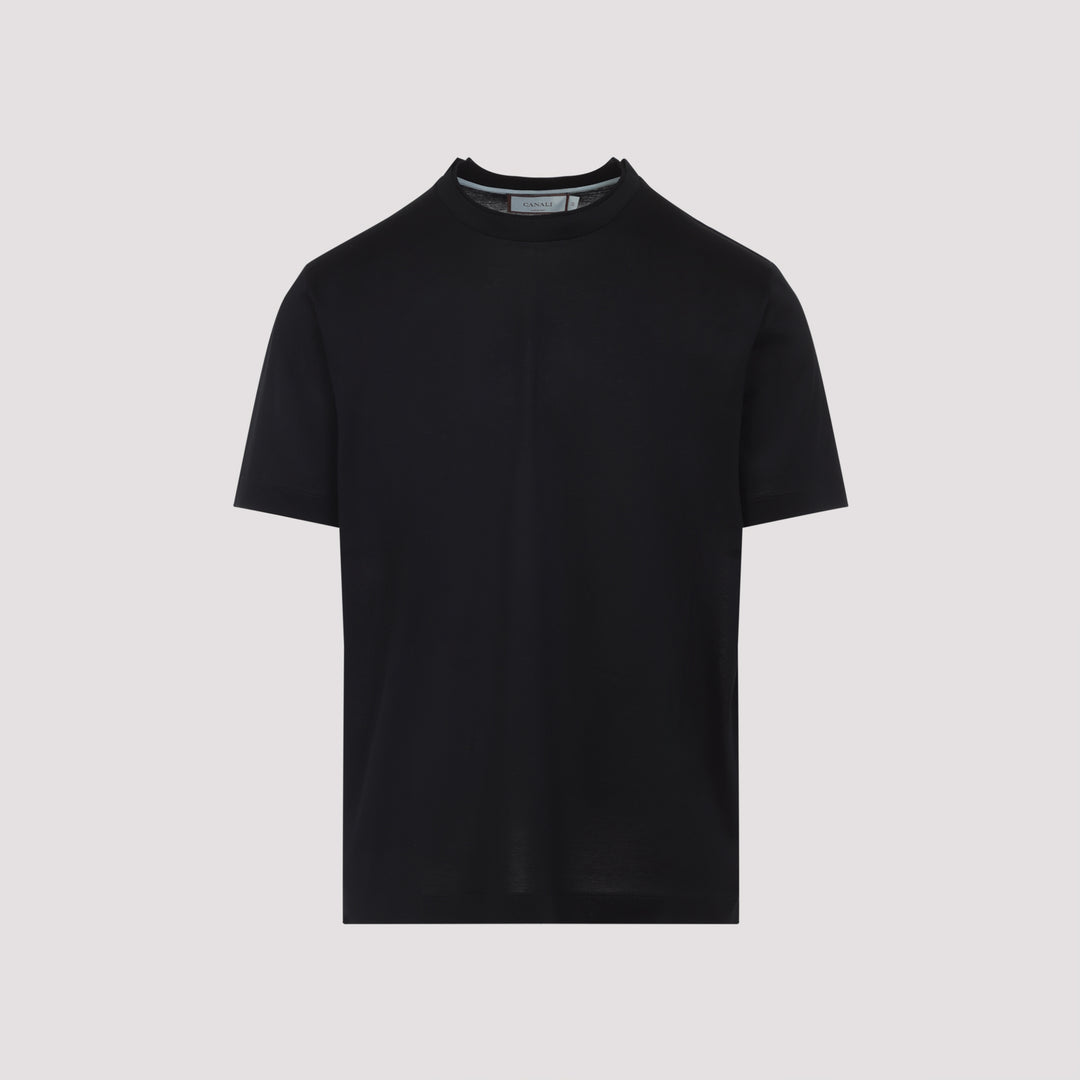 Canali T-shirts - Nero | c1f95d59e0aebe40ae90941d85e93e8c46f8b653