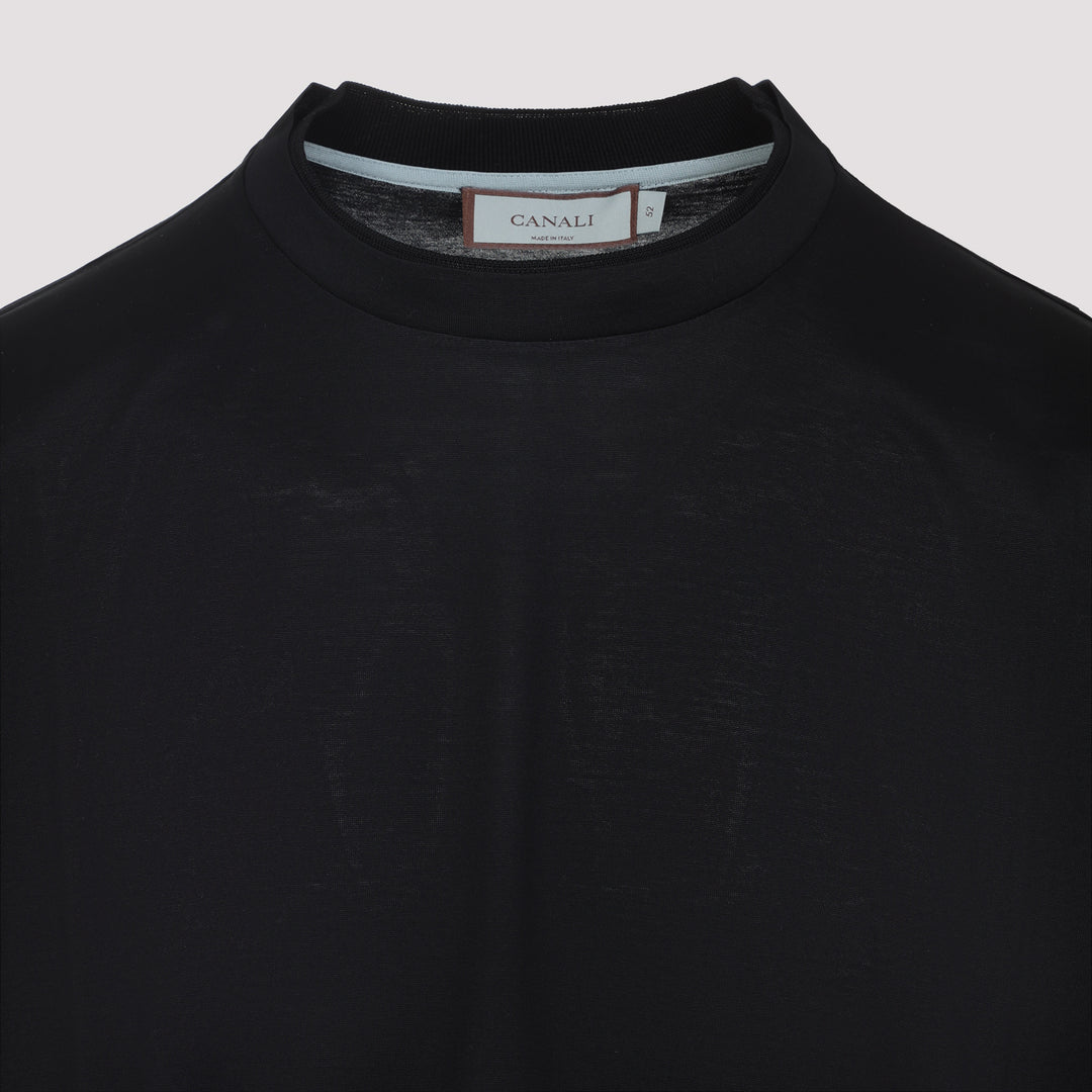 Canali T-shirts - Nero | 5caba6fe307d70dd6d37f47c2d74531567334d7c