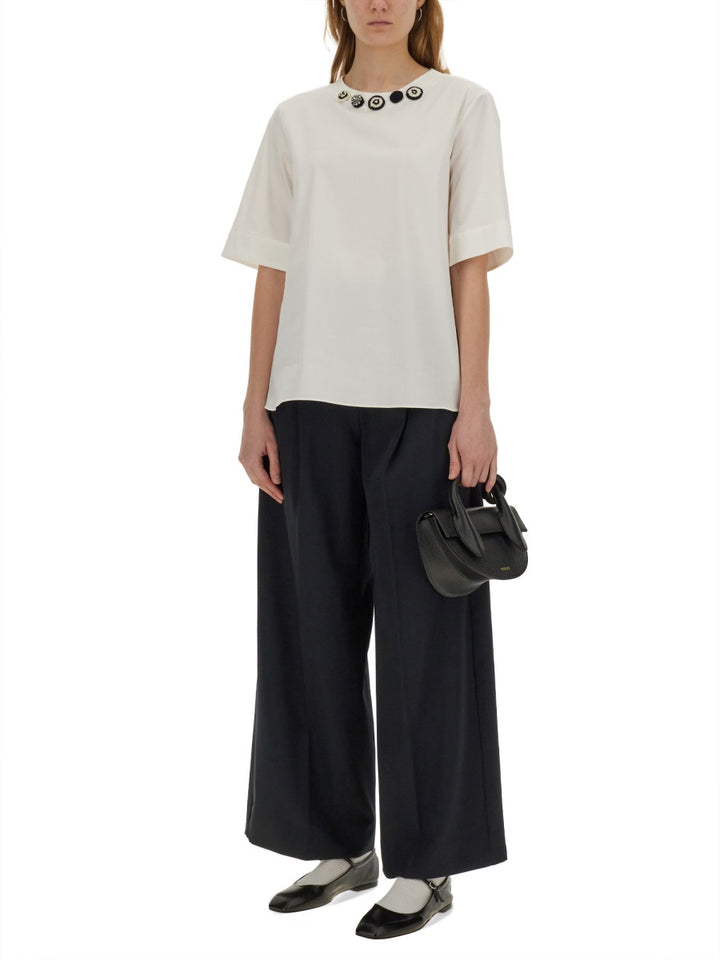 S Max Mara Pantaloni - Blue | ce7c6211268b29424c9c5d8ca4b3a239452a80a8