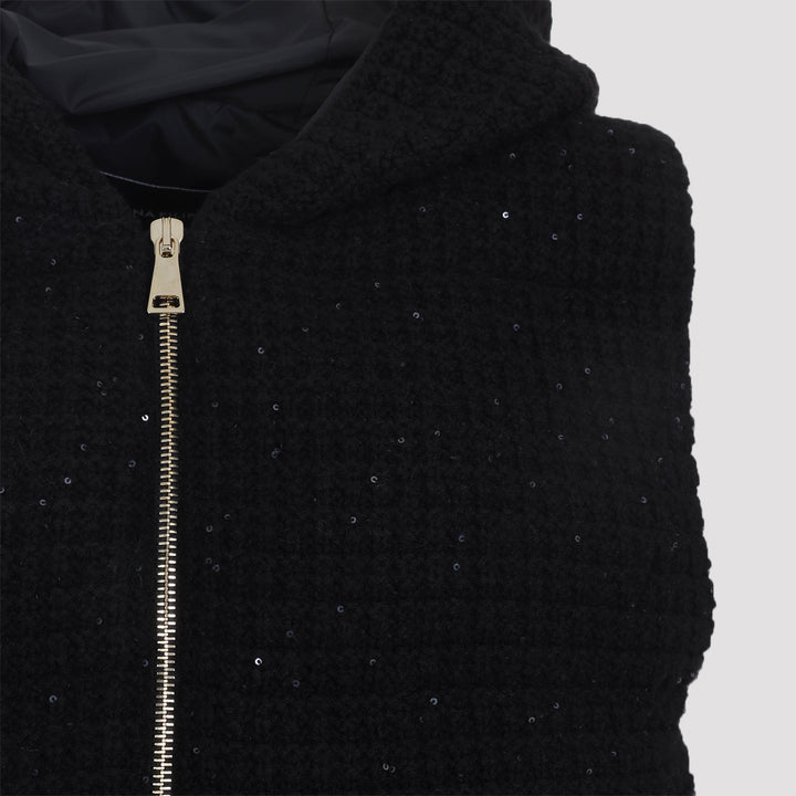 Fabiana Filippi Gilet - Nero | 96744604aba0758cf5fcf610647af742ae432595