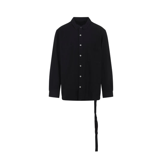 Black Cotton Jumbo Outershirt