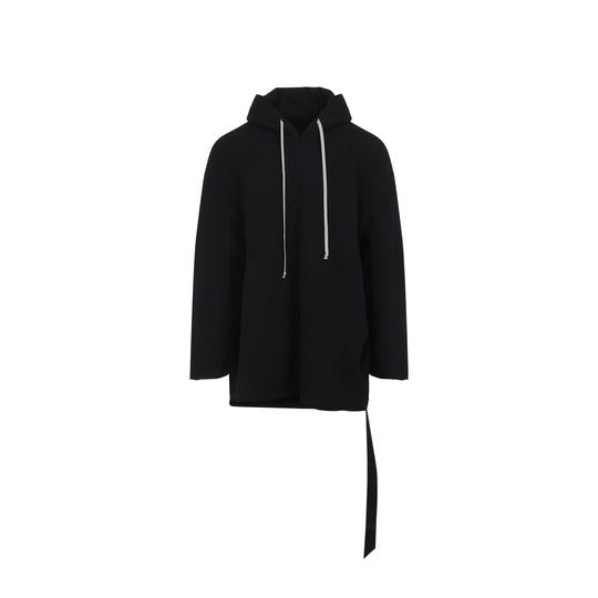 Black Cotton Peter Hoodie