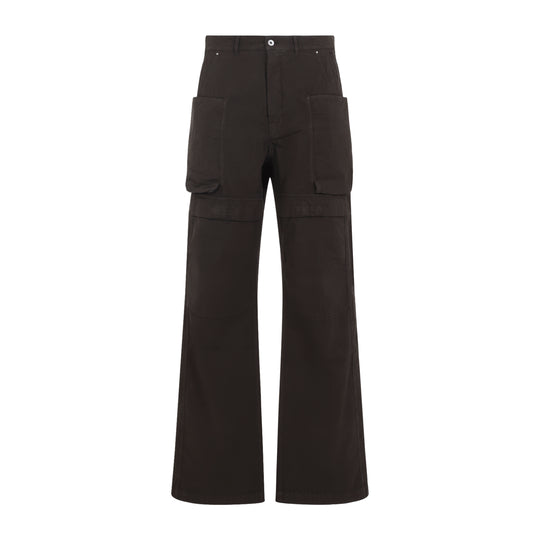 Dark Dust Brown Cotton Stefan Cargo Pants