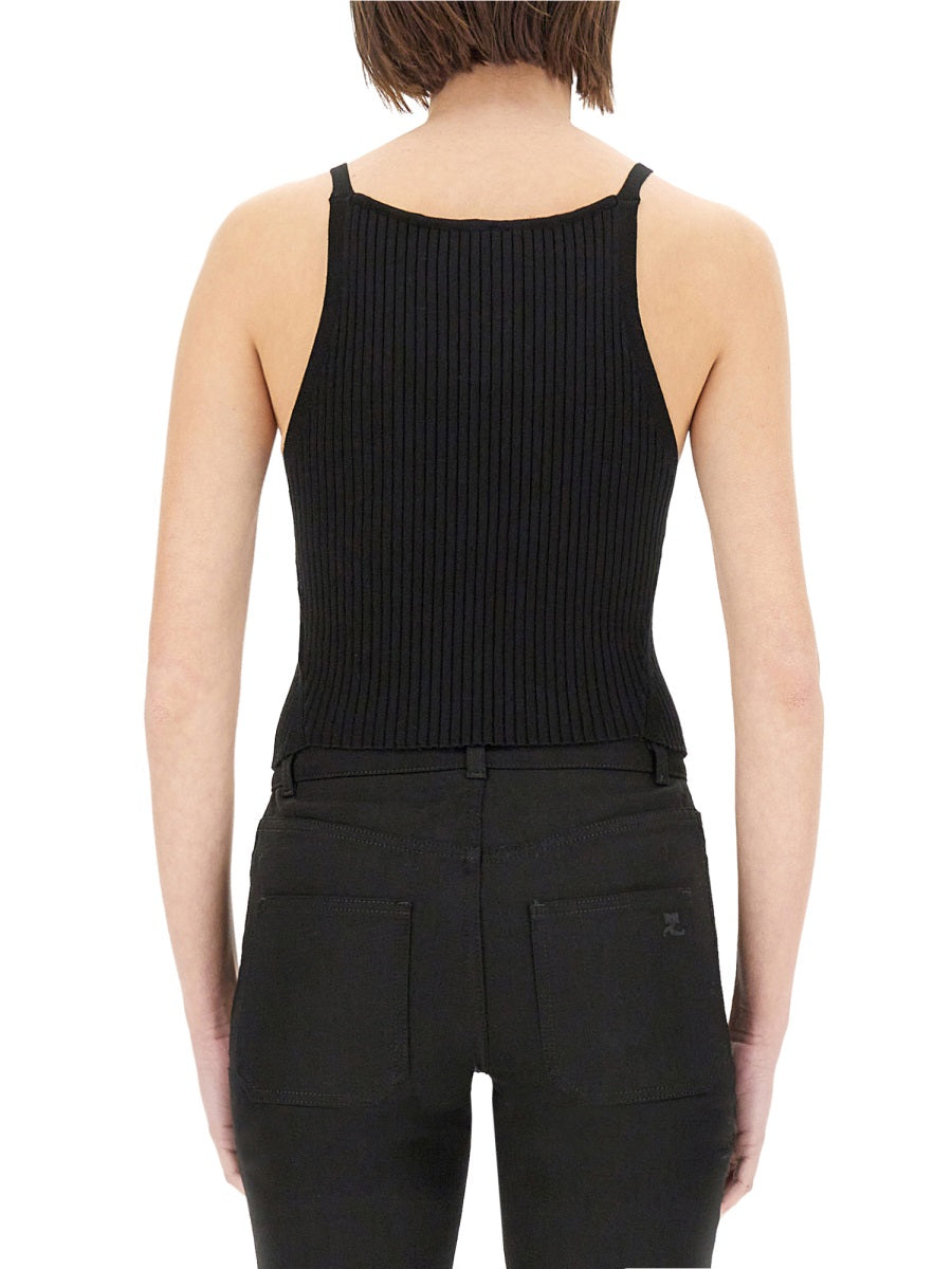 Courrèges Top - Nero | Wanan Luxury
