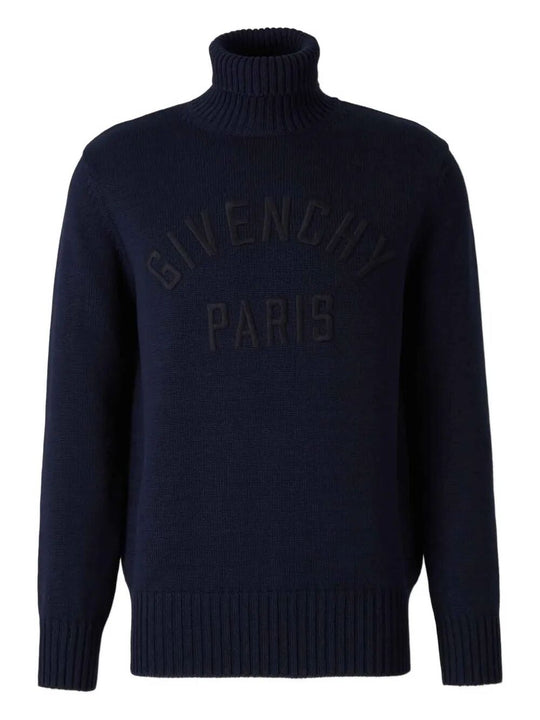 Pullover Dolcevita Givenchy Paris In Cotone