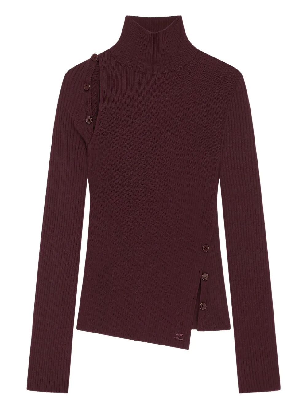 Courreges Turtle neck - Rosso | 235043d6ede584102d4c469ddf30092dcd784a1d