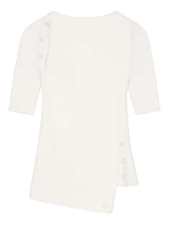 Top Oblique Butonned