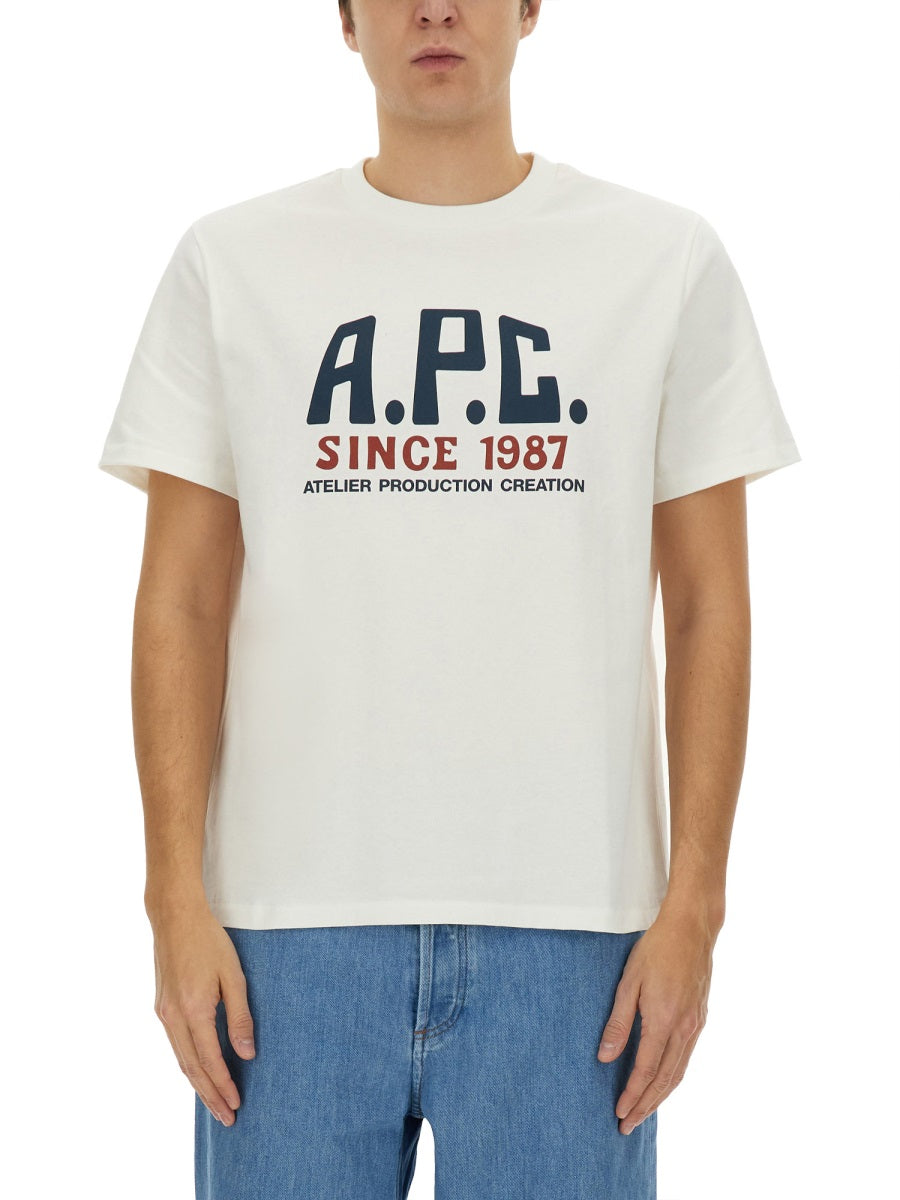A.P.C. T shirt - Bianco | Wanan Luxury