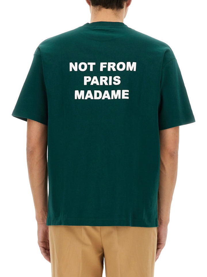Drôle De Monsieur T shirt - Verde | Wanan Luxury