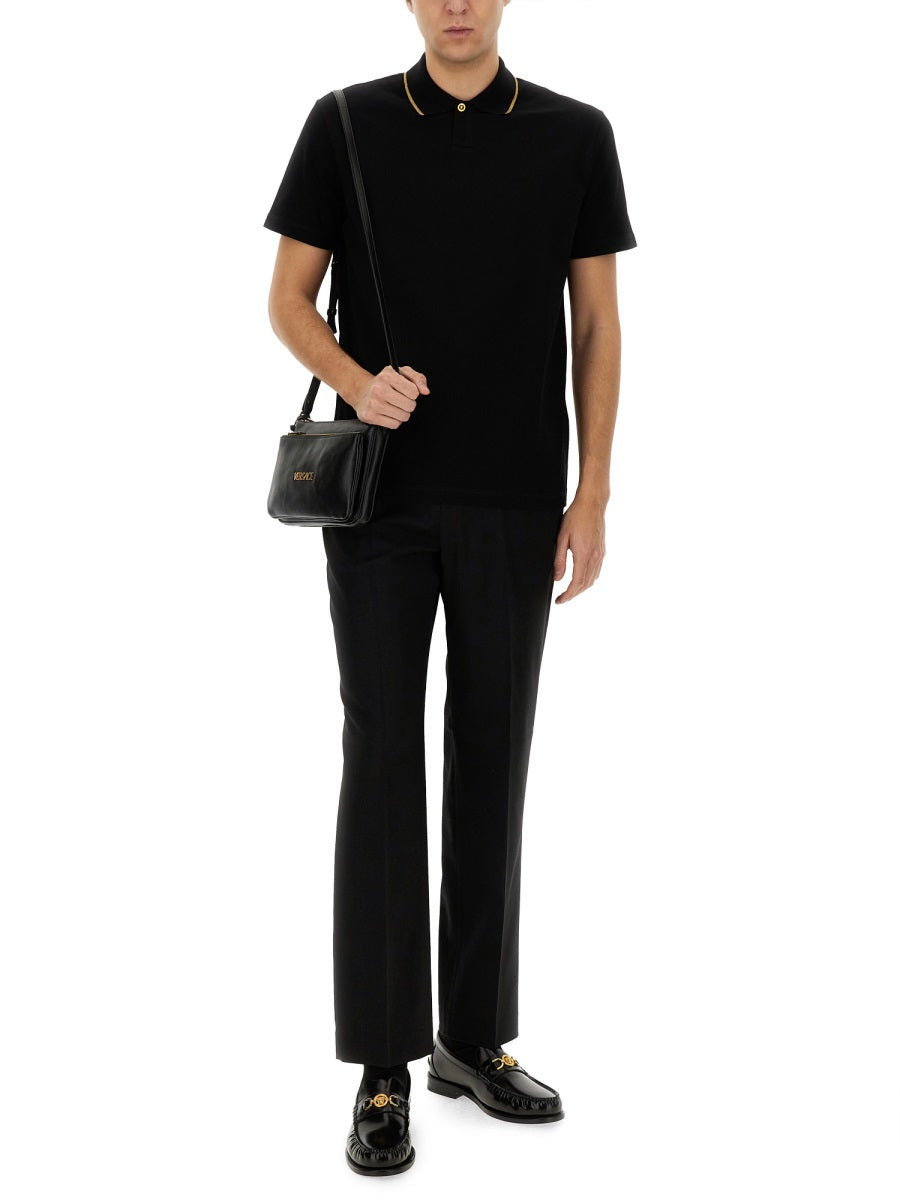 Versace Polo - Nero | Wanan Luxury