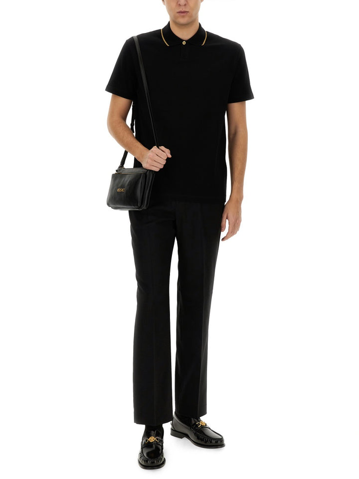 Versace Polo - Nero | Wanan Luxury