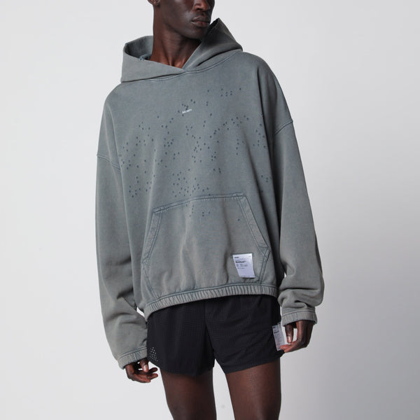 Faded Black Moth Tech Hoodie