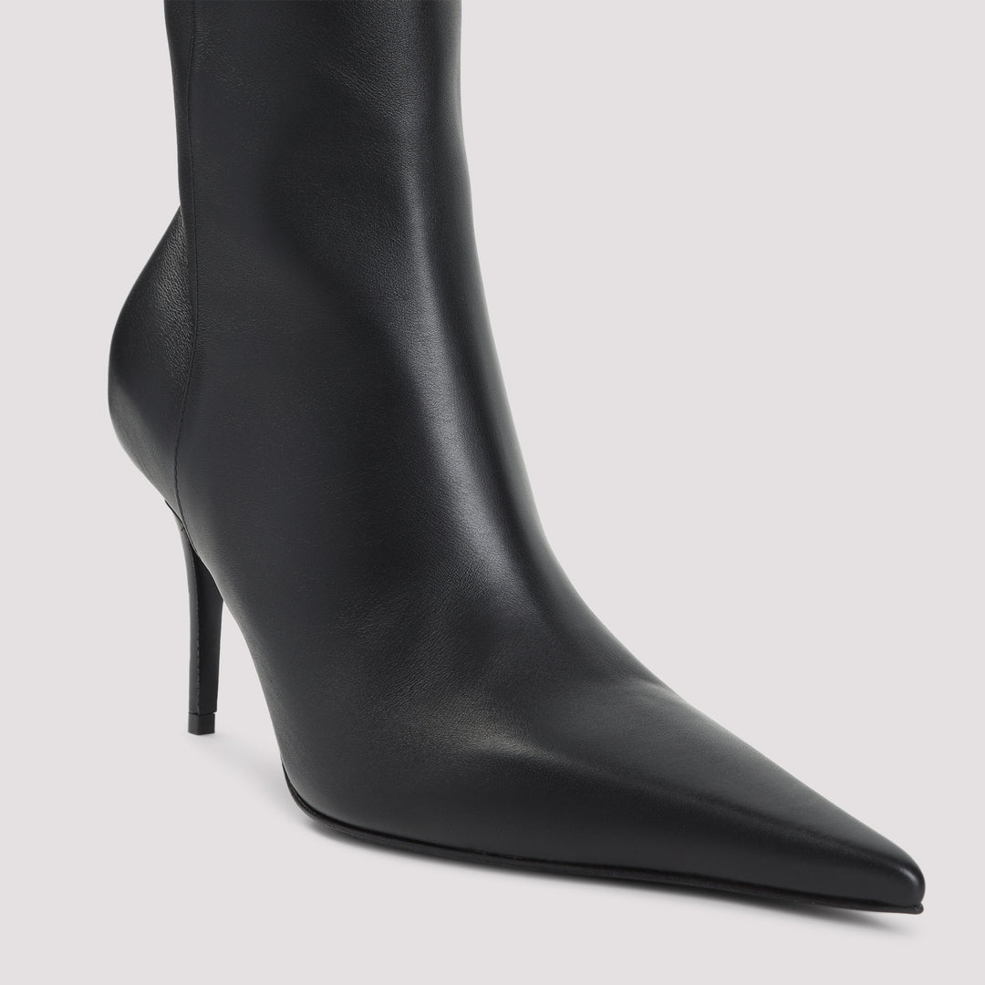 Amina Muaddi Boots - Nero | 5d95acc1ca25e905e11065344cd250f1f9450360