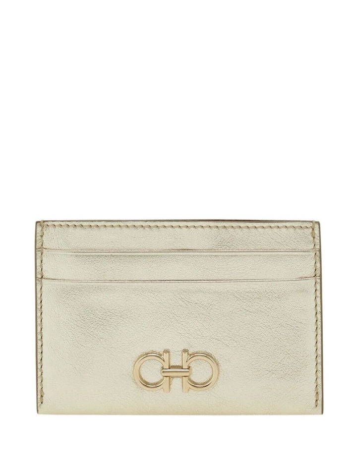 Ferragamo Credit card cases - Metallic | a3a492cd03a01b998b4ccd3fa9b5b3a5e515d984