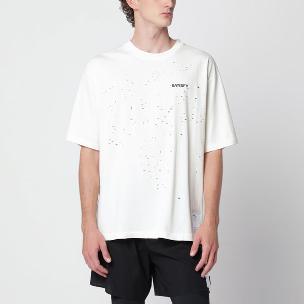 Camiseta de Manga Larga Moth Tech Waffle Blanco Roto