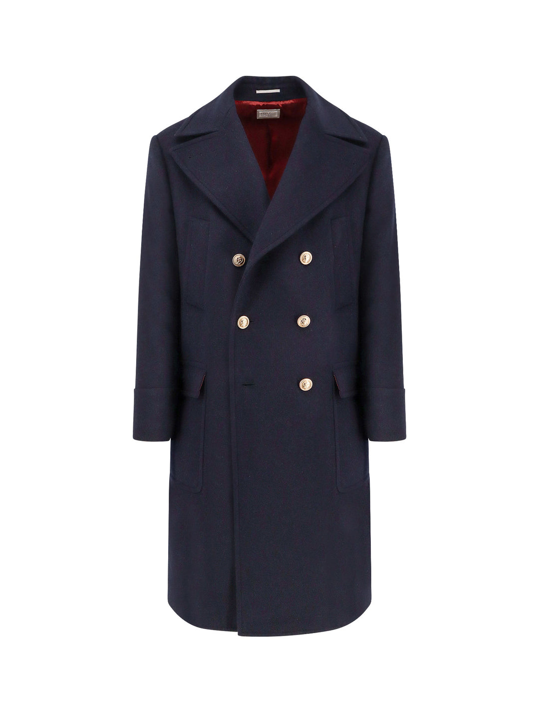 Brunello Cucinelli Coats - NAVY/PIOMBO RUBINO | 102c479faf19334b623b76ca789aafa1e981b995