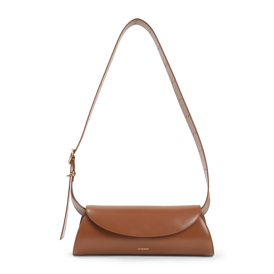 Tan Leather Cannolo Bag
