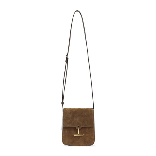 Brown Calf Leather Shoulder Bag