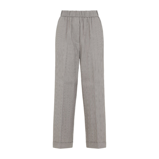 Brown Linen Pants