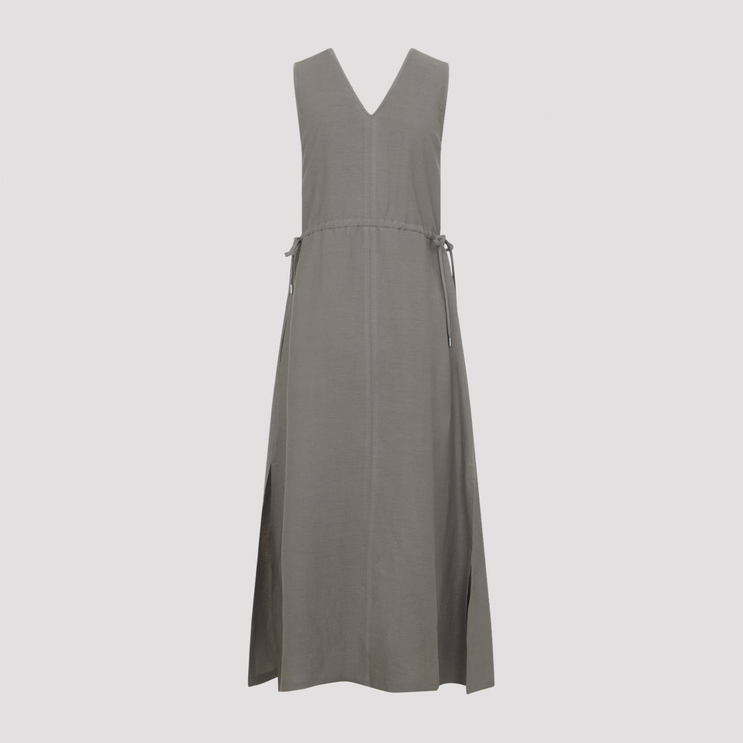 Peserico Midi dresses - Marrone | a44b371da498029bc7a49c941521892cb3b59f86