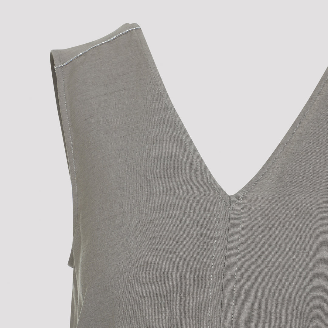 Peserico Midi dresses - Marrone | 1d9f8405fde8b90a1e37e78ac5e5120a4bd49ecc