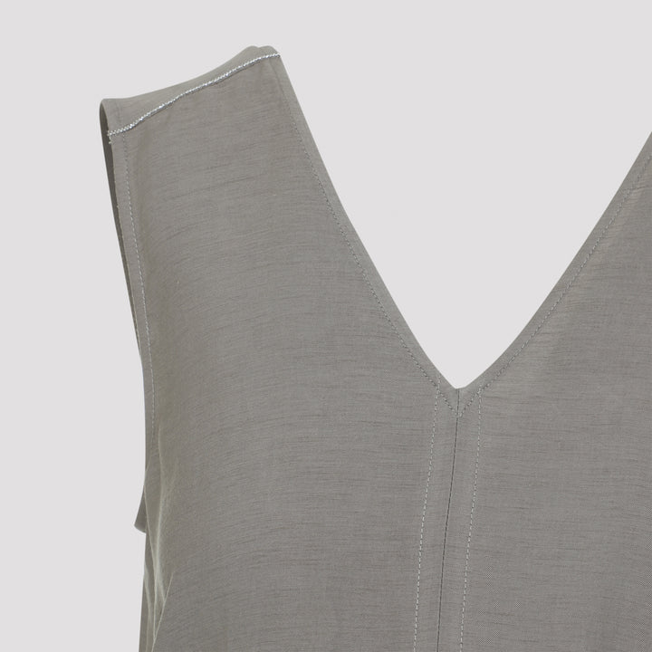 Peserico Midi dresses - Marrone | 1d9f8405fde8b90a1e37e78ac5e5120a4bd49ecc