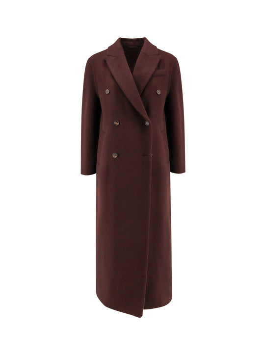 Double-Breasted Cashmere Coat