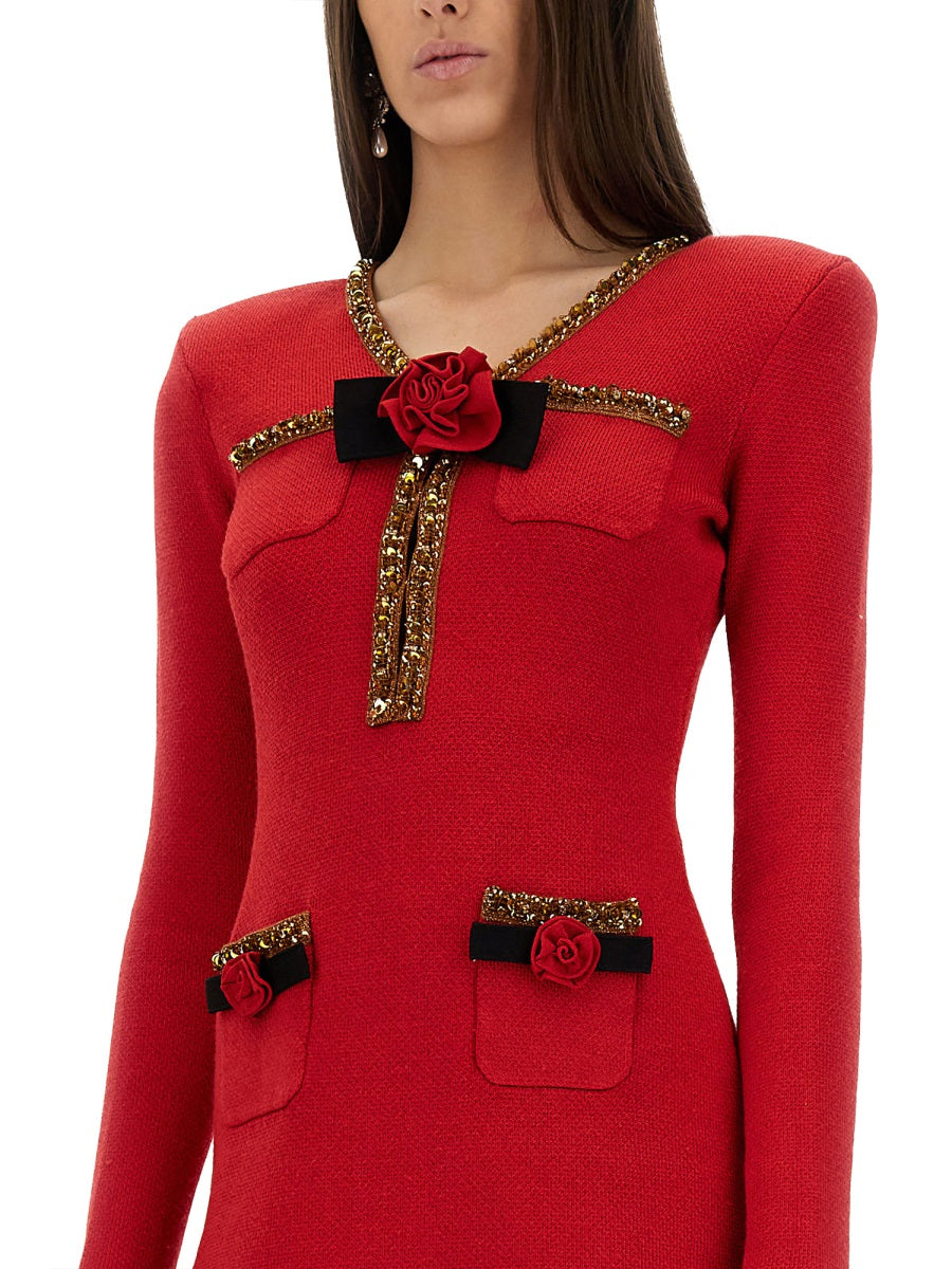 Self-Portrait Abiti - Rosso | Wanan Luxury