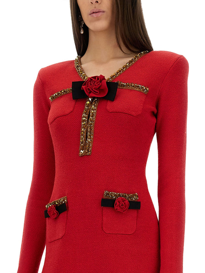 Self-Portrait Abiti - Rosso | Wanan Luxury