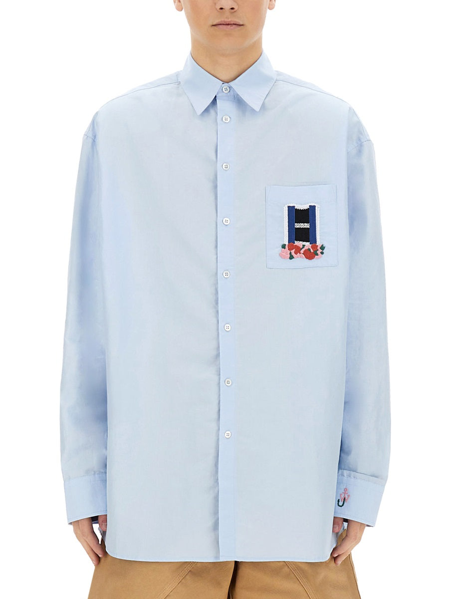 Jw Anderson Camicie - Azure | 0337cf9b62efae40e9905290dd98e4fb72591f67