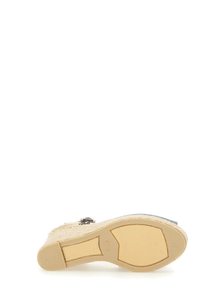 Castañer Zeppe - Blu | Wanan Luxury