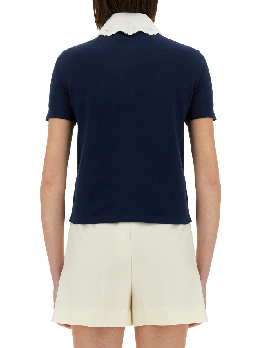 Valentino Garavani Top - Blu | Wanan Luxury