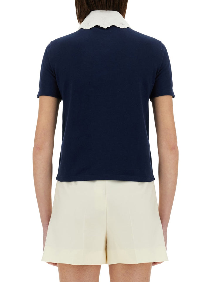 Valentino Garavani Top - Blu | Wanan Luxury