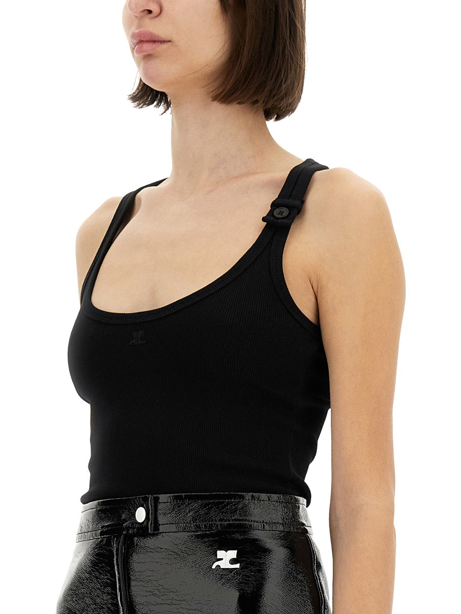Courrèges Top - Nero | Wanan Luxury