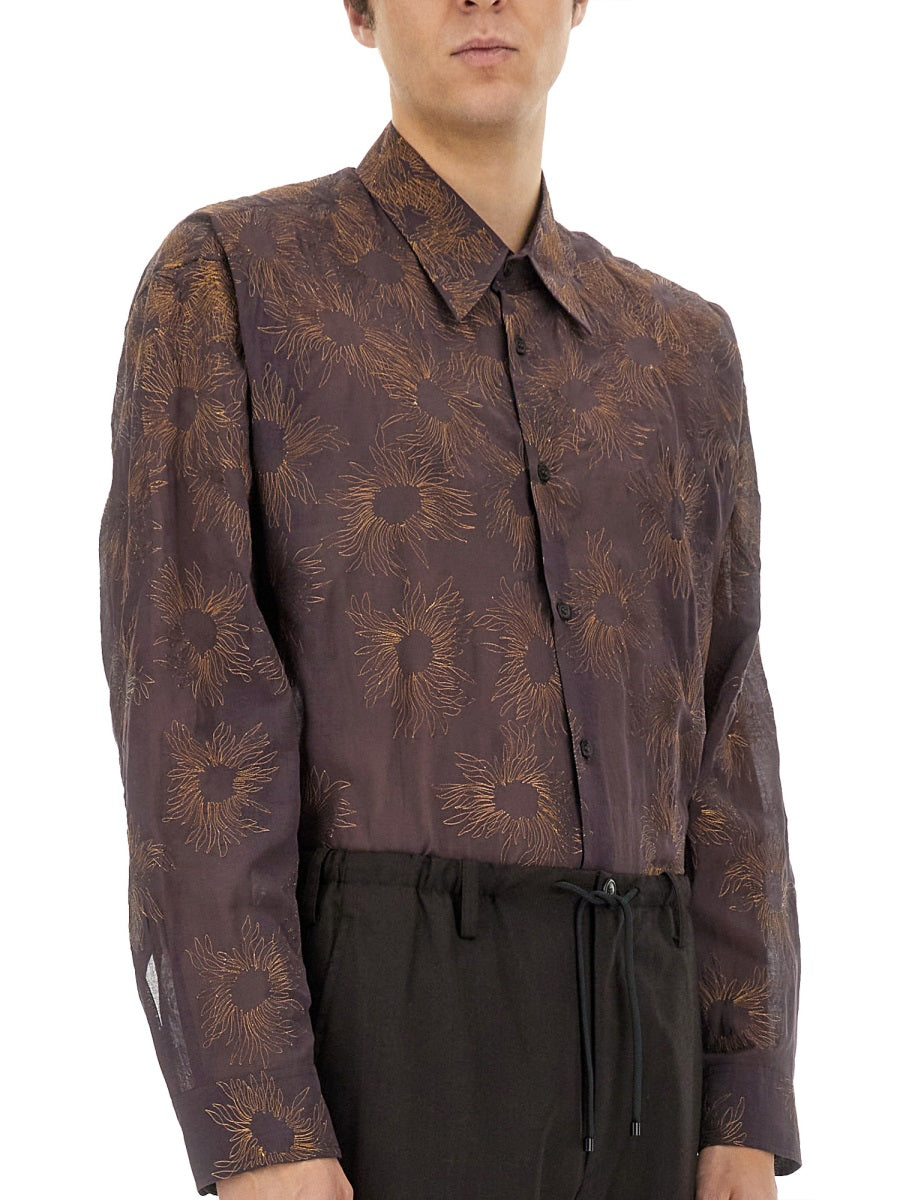 Dries Van Noten Camicie - Bordeaux | d10514dd86578019852877b6de17ca997da132ba