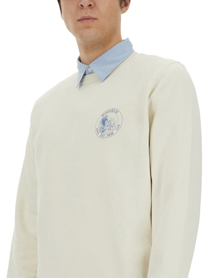 Woolrich Felpe - Bianco | Wanan Luxury