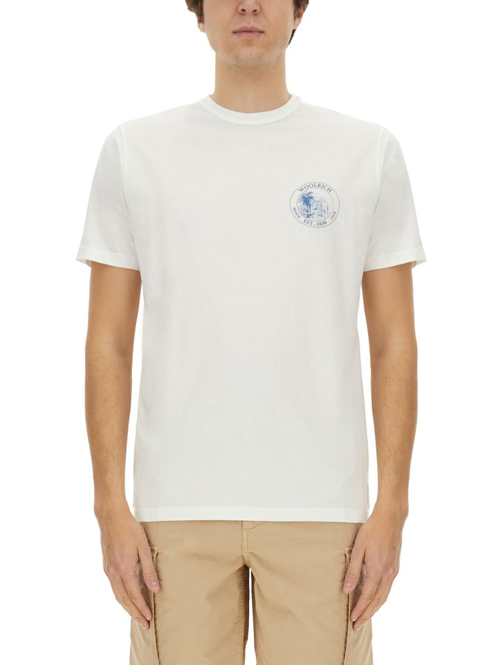 Woolrich T shirt - Bianco | Wanan Luxury